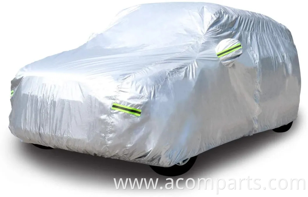 Silver 190t Polyester Car Cover